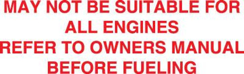 PID-HB1091 - Not Suitable Refer to Manual Decal