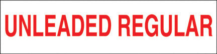PID-232 - 12" x 3" Decal - Unleaded Regular