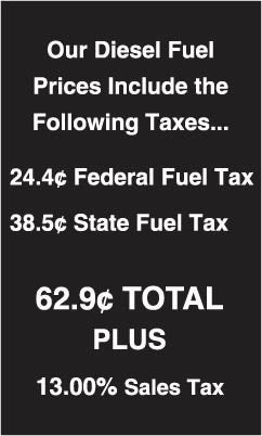 PID-1171 - Our Diesel Prices Decal 4" x 11"