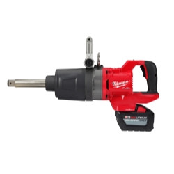 Milwaukee Tool M18 FUEL 1 Inch D-Handle Extended Anvil High Torque Impact Wrench ONE-KEY REDLITHIUM FORGE HD12.0 Kit