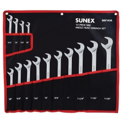 Sunex 14-PC Metric Wrench Set, Full Polish