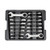 GearWrench 14 Piece 72-Tooth 12 Point Stubby Ratcheting SAE/Metric Combination Wrench Set