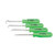 K Tool International PICK SET 4 PC. NEON GREEN