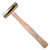 K Tool International HAMMER BRASS 24OZ, HICKORY HANDLE