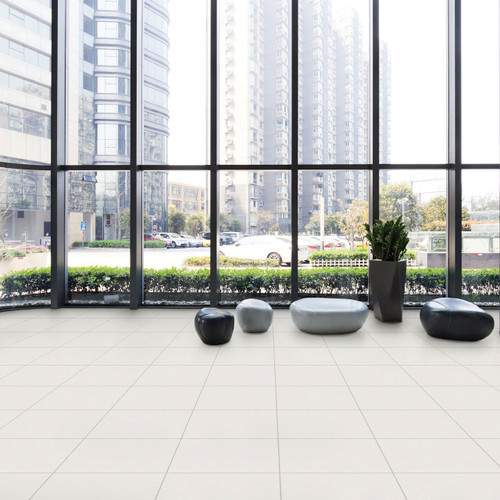 American Olean Minimum White 12 x 24 Tile Flooring, Polished