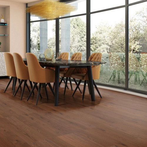 Mercier Design+ Amaretto 5 inch Red Oak Distinction Engineered Hardwood