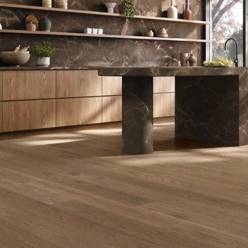 Mercier Emblem Symbol 7 1/2 inch White Oak Select And Better Engineered Hardwood