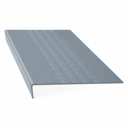 Mannington Burke Gray Blue 48 inch Stair Tread ColorScape Rubber