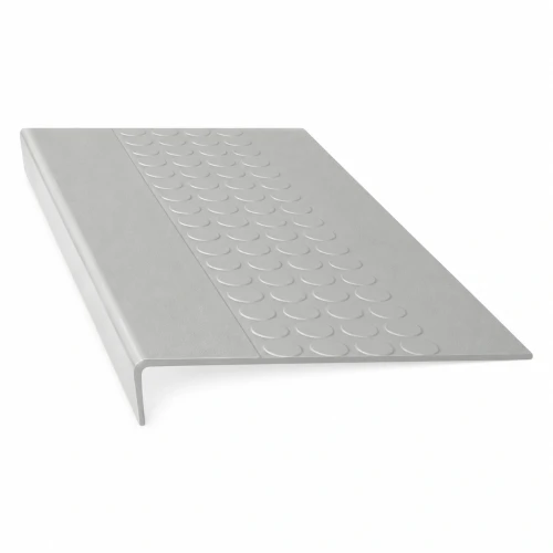 Mannington Burke Light Gray 48 inch Stair Tread ColorScape Rubber
