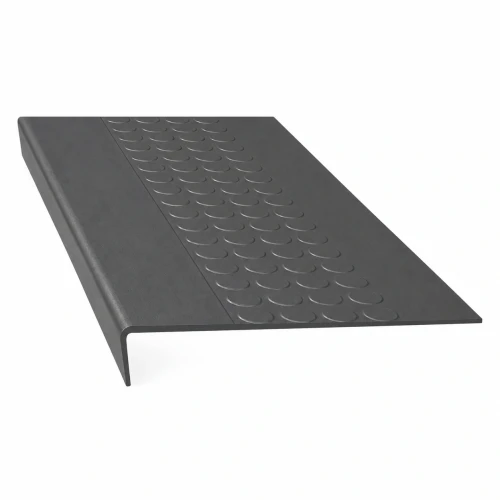 Mannington Burke Charcoal 60 inch Stair Tread ColorScape Rubber