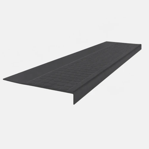 Roppe Circular Stair Tread 48 Inch Asphalt Rubber
