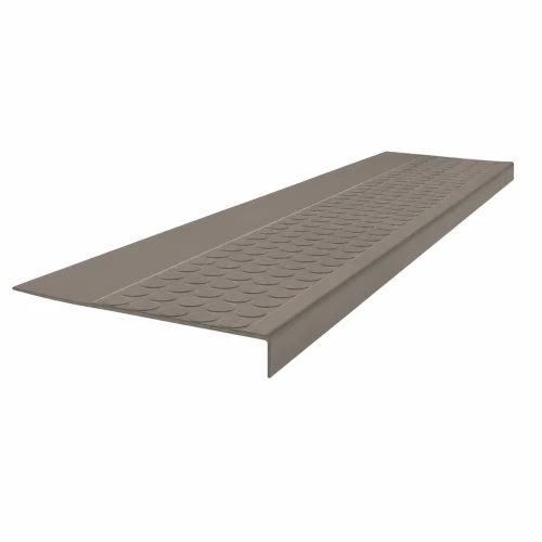 Roppe Circular Stair Tread 48 Inch Lunar Dust Rubber