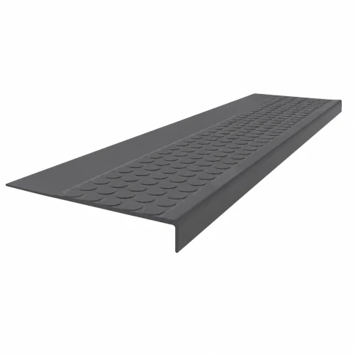 Roppe Circular Dark Gray 72" Rubber Stair Tread