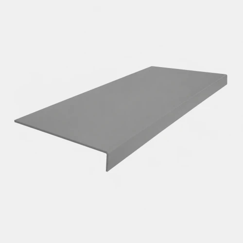 Roppe Light Duty Smooth Dolphin Rubber Stair Tread 48" Square Nose
