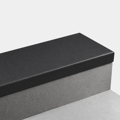 Roppe Hammered Galactic 72" Rubber Stair Tread- Square Nose