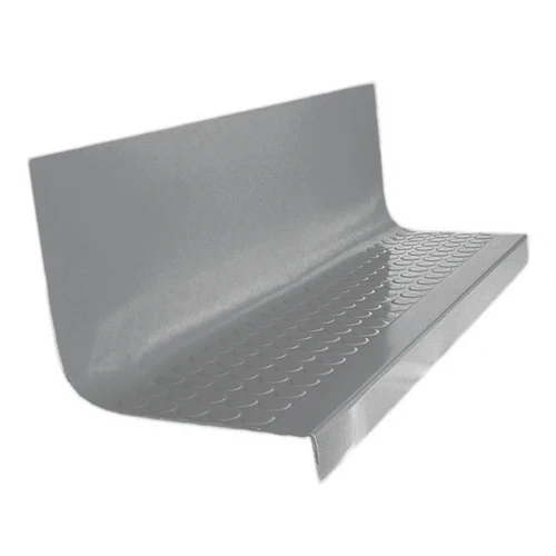 Roppe Vantage Circular Dolphin 48" Rubber Stair Tread and Riser One Piece