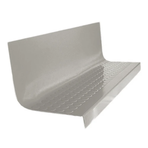 Roppe Vantage Circular Lunar Dust 60" Rubber Stair Tread and Riser One Piece