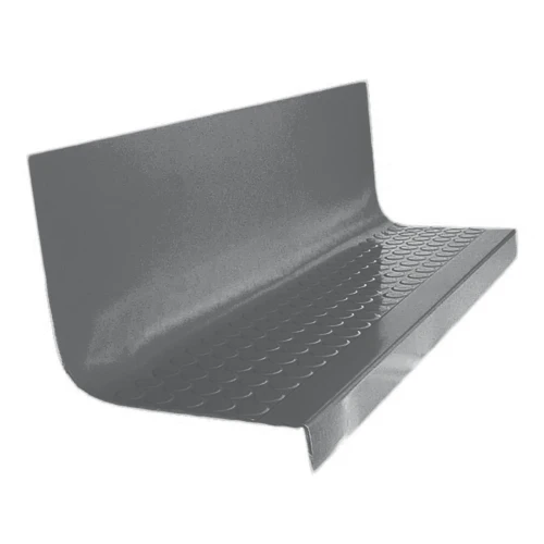 Roppe Vantage Circular Battleship 72" Rubber Stair Tread and Riser One Piece