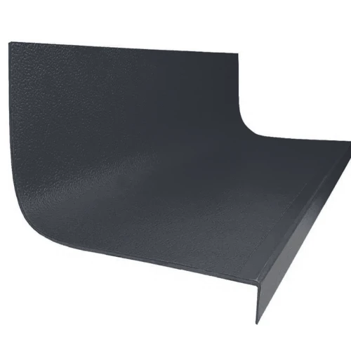 Roppe Hammered Galactic 72" Rubber Stair Tread and Riser One Piece