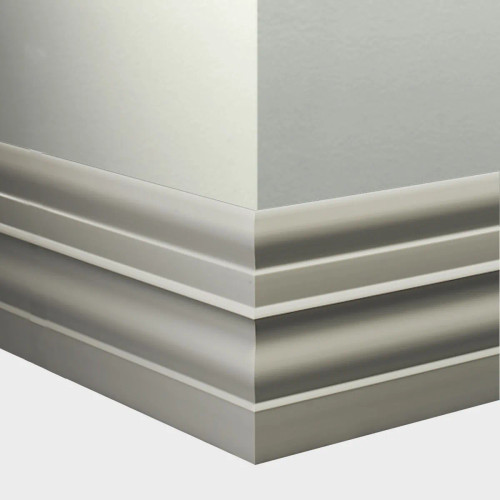 Tarkett Johnsonite Millwork Attache Silver Grey 6 inch