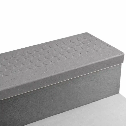 Tarkett Color Splash Sandhill Crane Raised Round Stair Tread 48"