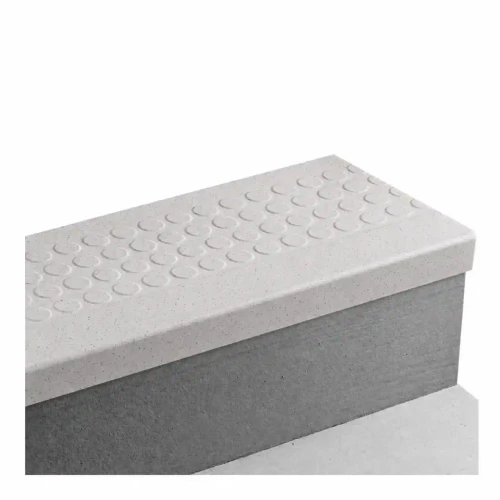 Tarkett Color Splash Snowcap Raised Round Stair Tread 48"