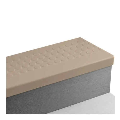 Tarkett Johnsonite Beige Raised Round 48 inch Stair Tread