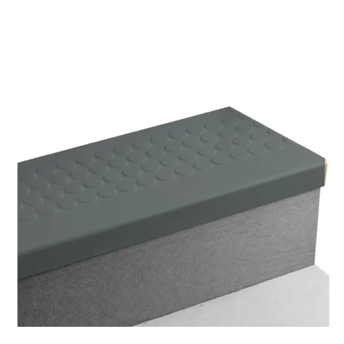Tarkett Johnsonite Cool Metal Raised Round 60 inch Stair Tread