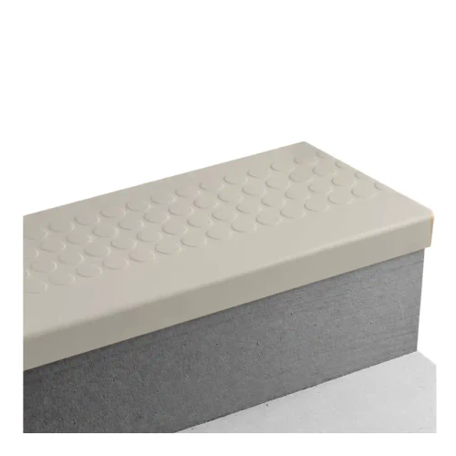 Tarkett Johnsonite Grey Haze Raised Round 60 inch Stair Tread