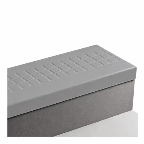 Tarkett Johnsonite Grey Haze Raised Square 48 inch Stair Tread