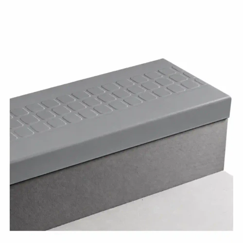 Tarkett Johnsonite Colonial Grey Raised Square 60 inch Stair Tread