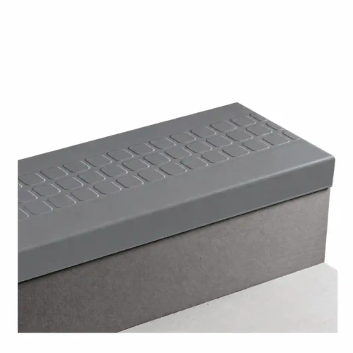 Tarkett Johnsonite Grey Raised Square 72 inch Stair Tread