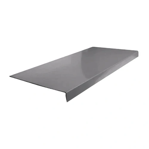 Flexco 60 inch Gray 120 Heavy Duty Smooth Rubber Stair Tread