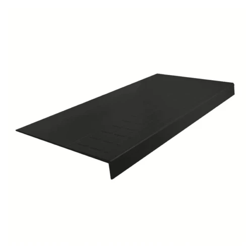 Flexco 650 Black Brown 60 inch Heavy Duty Diamond Rubber Stair Tread
