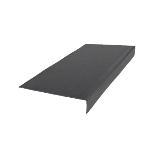Flexco Hammered 72 inch Umber 900 Heavy Duty Rubber Stair Tread Adjustable Nose