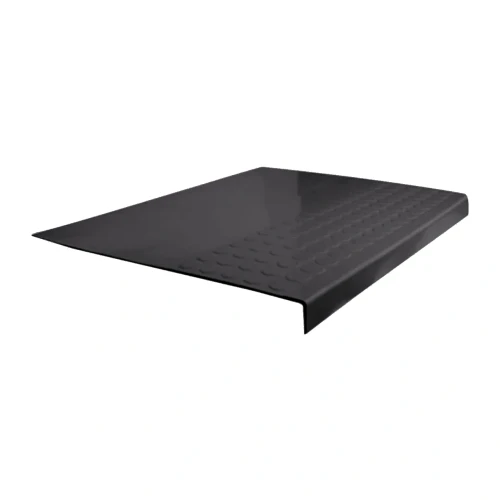 Flexco 48 inch 701 Charcoal Radial II Adjustable Nose Heavy Duty Rubber Stair Tread