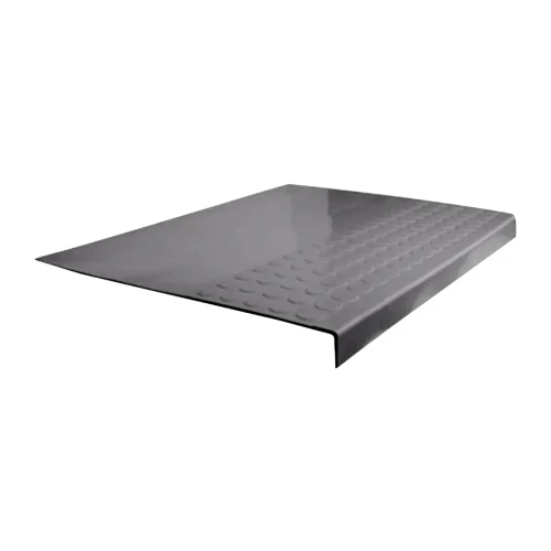 Flexco 48 inch 701 Gray Radial II Adjustable Nose Heavy Duty Rubber Stair Tread
