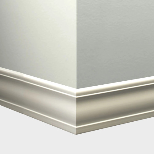 Tarkett Johnsonite Millwork Silhouette Wall Base Snowbound 4 inch