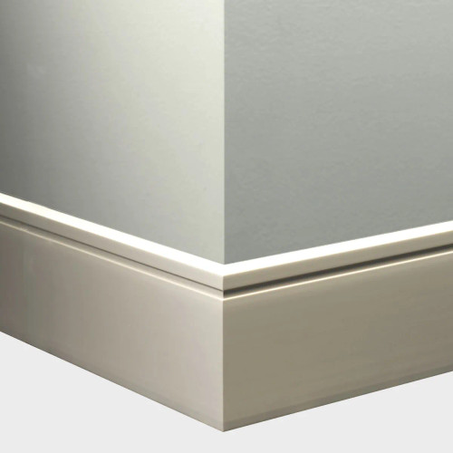 Tarkett Johnsonite Millwork Reveal Wall Base 6 inch x 8 feet Snow White