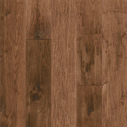 Hartco American Scrape Clover Honey Hickory Solid Hardwood 5 inch