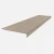 Roppe Circular Stair Tread 48 Inch Greige Rubber