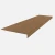 Roppe Circular Stair Tread 48 Inch Light Brown Rubber