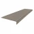 Roppe Circular Stair Tread 60 Inch Pewter Rubber