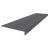 Roppe Circular Dark Gray 72" Rubber Stair Tread