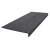 Roppe Vantage Circular Stair Tread Dark Gray 60 Inch Rubber