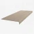 Roppe Vantage Circular Stair Tread Greige 72 Inch Rubber