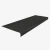 Roppe Ribbed Night Hawk 48" Rubber Stair Tread- Square Nose