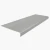 Roppe Ribbed Dolphin 72" Rubber Stair Tread- Square Nose