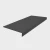 Roppe Light Duty Smooth Asphalt Rubber Stair Tread 48" Square Nose