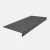 Roppe Light Duty Smooth Somber Rubber Stair Tread 60" Square Nose